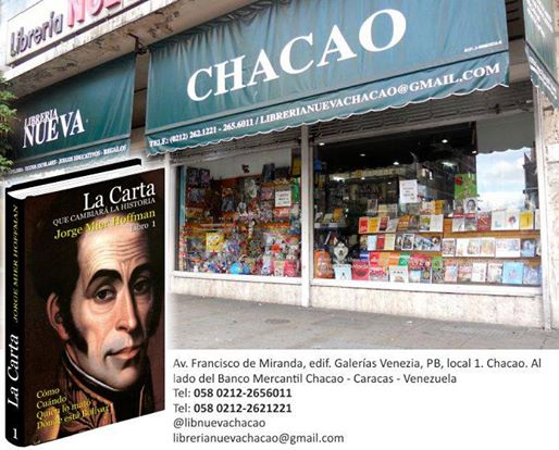 De venta Librería Nueva Chacao en Caracas - Venezuela, a una cuadra del Metro Chacao vía a Chacaito